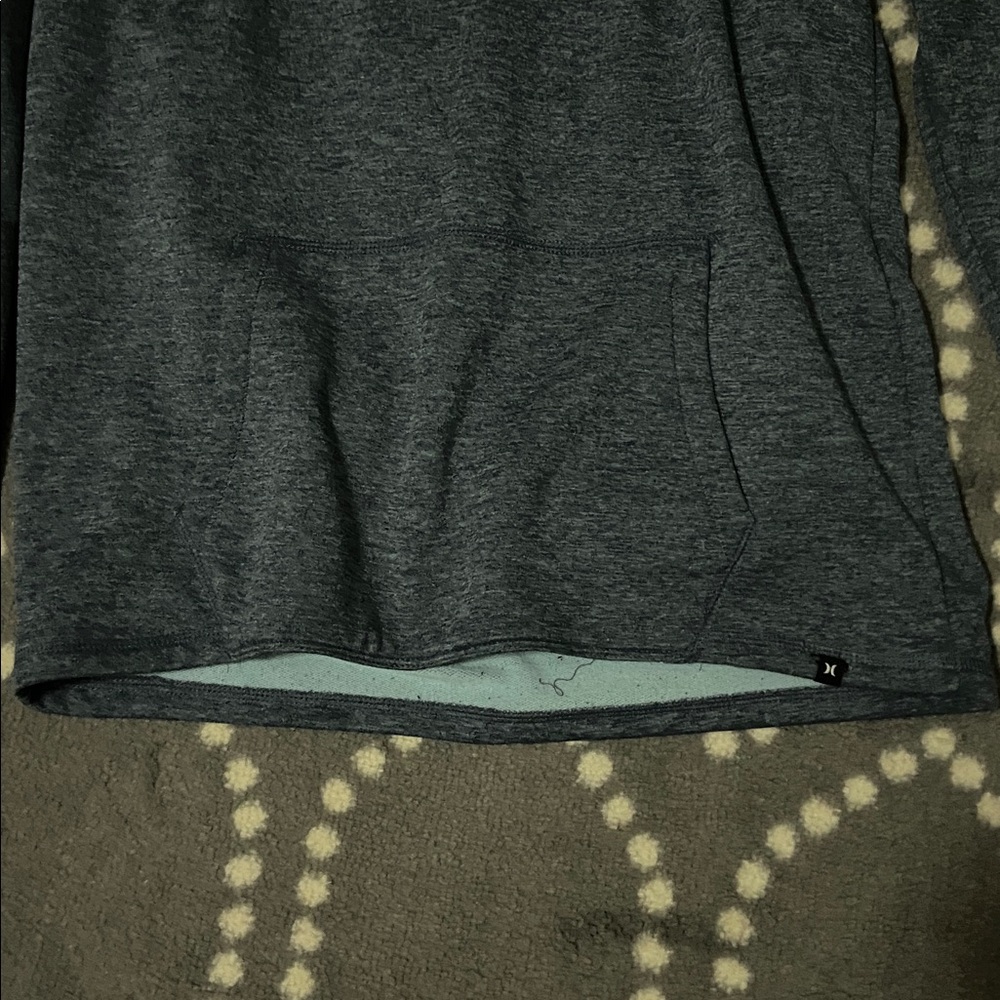 Hurley Heathered Blue Pullover Hoodie - Picture 2 of 4